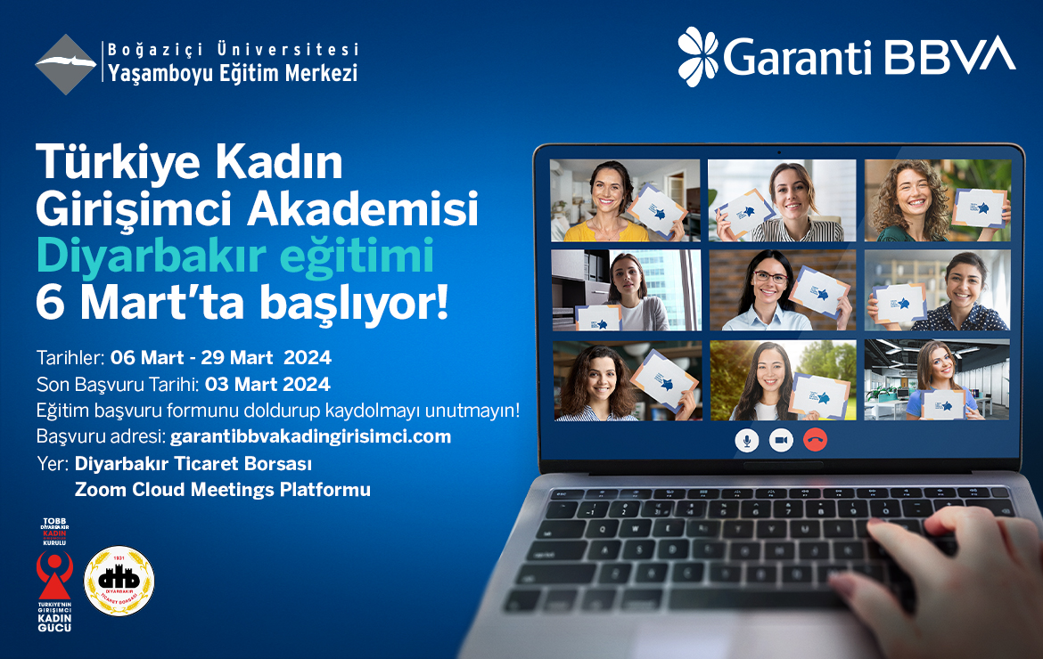 Türkiye Kadın Girişimci Akademisi Eğitimleri Diyarbakır’da başlıyor!