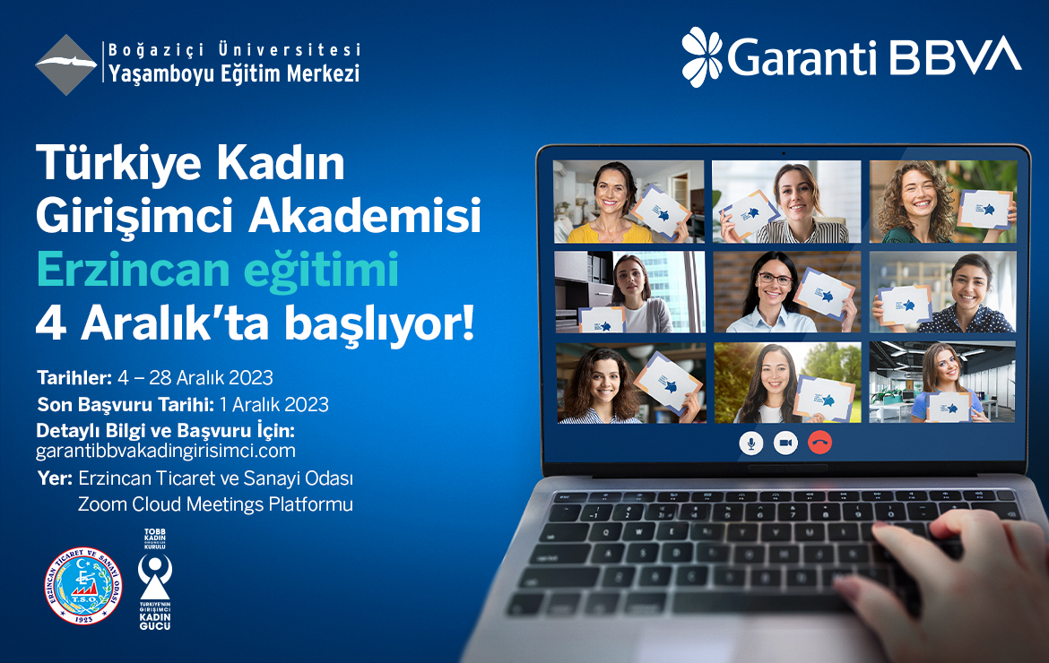  Türkiye Kadın Girişimci Akademisi Erzincan’da başlıyor!